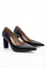 Dress Shoes Women Stiletto Heels Duple Black Pumps Fashion High 'S Office Formal