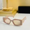 Designer-Occhiali-Sonnenbrille für Männer, Termin, Reisen, Mode, Party, sexy Frauen, Occhiali da Sole, Acetat, quadratischer Rahmen, allmähliche Linse mit Originaletui, Stoff PR15YS