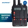 2 قطع baofeng uv 10R المهنية walkie talkies عالية الطاقة 10 واط المزدوج الفرقة 2 طريقة cb هام راديو hf transceiver vhf uhf bf uv-10r جديد