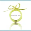 Bracelet Sell 5Pcs All Weather Bangles Filled Sile Bowknot Jelly Summer H5B02 Charm Bracelets Pe0Fi