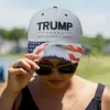 Snapbacks Trump Chapéu Camuflagem Tampão Capas Beisebol América Grande Chapéu 2024 EUA Presidente Eleição Americana Embroidery Letras Impressão Sun Hip Hop Chapéus Pesado PRO232