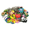 Mixte 40pcs PVC porte-clés anneau porte-chaîne bibelots enfants cadeau de fête 210410