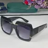 Mens Womens Sunglasses 0484 Fashion Classic Square Black Red Snakeskin Frame Glasses Trend Men and Women Stage Catwalk Style Top Q7187709