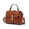 Style Women's Oil Wax Leather Handbag Summer Novelty Messenger Single Shoulder Buckle Bag