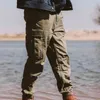 ウィンターカーゴパンツ男性ファッション足首長さのマルチポケットヒップホップストリートウェア100％コットンズボンSJ131194 210715