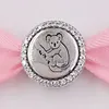 925 Sterling Silver jewelry making kit pandora cute bear charms DIY bracelet for women mens couples chain bead bangle necklaces teen girls fits Europe style pendant