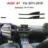 Interior Central Control Panel Door Handle 3D 5D Carbon Fiber Stickers Decals Car-styling Cover Parts Products Accessories For A7 Year 2011-20185413230