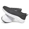 Chaussures professionnelles pour hommes maille respirante noir blanc gris hommes légers sport filets de loisirs baskets baskets mode jogging en plein air marche