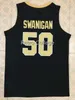 #50 Caleb Swanigan Purdue Boilermakers College Basketball Jersey zszył dowolny numer i nazwisko