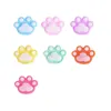 20 Stuks Leuke Kat Poot Vorm Hars Componenten Ambachten Haar Boog Plaksteen Cabochons Scrapbooking DIY Haarspeld Accessoires Embellishment2304