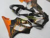 Injektionsfeor Kits för Honda CBR600F4I CBR600 F4I 2001 2002 2003 Motorcykeldelar Cowling CBR 600F4I 2001-2002-2003 01 02 03 BodyKits Bodywork # 6s61F Orange Flame