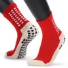Men Anti Slip voetbal sokken atletische lange sokken absorberende sportgreep sokken voor basketbalvoetbalvolleybal running f1011