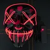 Party Decoration Halloween Mask Bar V-Shaped Bloody Funny Full Face Glow 120st