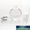 50pcs 25ml bouteille de parfum en verre transparent cosmétiques vide aluminium tête de pulvérisation après-rasage démaquillant conteneur échantillon1 prix d'usine conception experte qualité