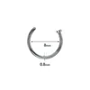 G23 Titanium Nose Rings Hoop 20G Nose Piercing Body Jewelry for Women Men