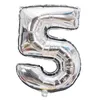 40Inch Big Foil Anniversaire Ballons Hélium Numéro Ballon 0-9 Joyeux Anniversaire Décorations De Fête De Mariage Douche Grandes Figures Globos GC461