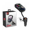 Bluetooth Car Kit FM-Transmitter Freisprecheinrichtung QC 3.0 USB-Handy-Ladegerät Drahtloser Audio-Radioempfänger MP3-Player Unterstützt TF-Karte U-Disk