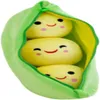 25 CM Enfants Bébé En Peluche Jouet Mignon Pois En Peluche Plante Poupée Petite Amie Kawaii Pour Enfants Cadeau De Haute Qualité En Forme De Pois Oreiller Jouet 1543 Y2