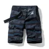 Verão homens casuais retro clássico bolso macacão shorts jaqueta de moda sarja de algodão camuflagem 210713