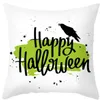 24 couleurs taies d'oreiller décoratives pour Noël Halloween oreillers 45 * 45 CM cadeau pour la maison canapé penché tatouage polaire beaux textiles sans intérieur