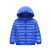 Jongen en meisje herfst warme down hooded jas tiener parka kinderen winter jas mode kinderen bovenkleding 211204