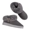 Femmes bottes neige hiver noir soufflé gris femmes botte chaussure garder au chaud baskets sport baskets taille 36-40 10