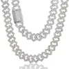 Drop Shoot Женщины хип-хоп Ожерелье с 15 мм Шизовые кубинские цепные ожерелье Ювелирные изделия в золотом серебристом цвете Ожерелье Ожерелье Ювелирные изделия X0509
