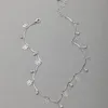 Elegante Rose Flowers Chain Choker Draag voor Vrouwen Glanzende Strass Tassel Clavicle Geoemtric Sieraden Kraag