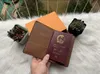 With Box Mens Passport Wallet 2018 Men's Card Holder Leather Women Purse Covers For Passports carteira masculina309S