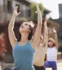 112 fashion ebb to yoga street tank sexy women yoga sports Fitness top running Gym jogging vest camis yogaworld