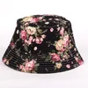 Brede rand hoeden zomer vrouwen bloemen hoed emmer zon jagen vissen buiten cap elob22