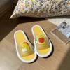 2021 Fashion cartoon girl heart slippers summer wear indoor cute little dinosaur sandals comfortable and light Special offer