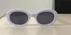 Óculos de sol de design de moda por atacado 40194 pequena armação oval simples estilo generoso óculos de proteção uv400 qualidade superior com caixa de óculos