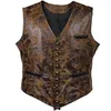 Vintage Hommes Daim Costume Gilet Rétro Simple Poitrine Sans Manches Gilet Hommes Casual Slim Mâle Gilets Gilet Homme Chalecos Hombre 211104