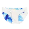 Briefs de roupa de banho para homens poliéster Seco Fit Fashion Stretch Swimmits Cópia Floral com Pad Up