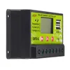 CMTD-G 10A 12V/24V LCD PWM Contrôleur de charge solaire Double panneau USB Régulateur de batterie