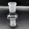 Adaptador de vidrio para Hookah Ash Catcher Bongs Dab Oil Rigs 14.4mm 18.8mm Tamaño de articulación macho a hembra Convertidor disponible Herramientas para fumar de alta calidad al por mayor