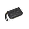 Wallet Leather Small Card Bag Female Laser Multi Organ Zipper Lingge Zero Mini Cow Clip Ins 046