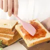 Kitchen Baking Cake Silicone Spatulas Long Handle Bread Butter Spatula Cream Cheese Stir Tools Portable Hanging Tableware BH6012 WLY