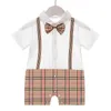 小売ホール新生児012mベア・ベア・ロンパース・ワンサイズ・コットン・シン・ジャンプスーツのボディスーツトッドル・幼児の子供デザイナー・衣料品1423719