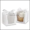 Gift Wrap Event Festive Supplies Home Garden10pcs Kraft Container Premium Party Favors Presents Presents Cake Box Drop Delivery 2021 MTU43