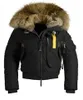Snabb Ship Top Quality Mäns Winter Coat Plus Large Jacktets Parka Kort PJS Hooded Manto Trim Fur Down Coats Fashion Warm Jacket Parker