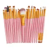 20 kinds styles of makeup brushes set beauty tools eye eyebrow shadow sponge lip brush with tube fine eyeliner super quality