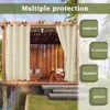 Tende da esterno per patio Rust Rust ARMMET Top impermeabile Tenda tenda per portico, pergola, cabana, gazebo e sala da sole 210913