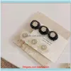 Bijoux de cheveux bijoux pinces à cheveux Barrettes Aomu classique rétro noir blanc strass dentelle fleur Type personnalité évider épingle à cheveux pour femme