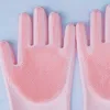Wegwerp handschoenen magische vaatwaserij scrub siliconen reiniging rubberen schotel wassen keuken tool multi-gebruik