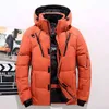 Down Jacket Men Winter Warm Parkas -20 Degree White Duck Down Jacket Hooded Outdoor Thick Puffer Padded Snow Coats Overcoat 5XL Y1103