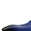 Sukienka Buty Formalne 2021 Oxford Mężczyźni Prawdziwej Skóry Rocznika Buts Blue Black Lace Up Business Sapato Social Masculino Dostosowana usługa