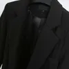 Mode Automne Hiver Costume Travail Porter Costume À Manches Longues Loisirs Slim Version Manteau Noir Veste 211006
