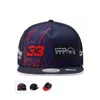 2021Men's Baseball Caps Flat Brim Hip Hop Cap Sun Hat Outdoor 3D Embroidery F1 Racing bulls Verstappen Car fan Casual Sport CapsT1CC{category}